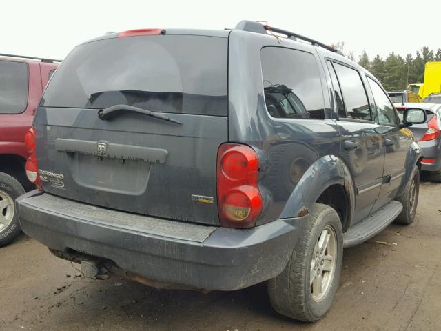 1D8HB48P07F564777 - 2007 DODGE DURANGO SL GRAY photo 4