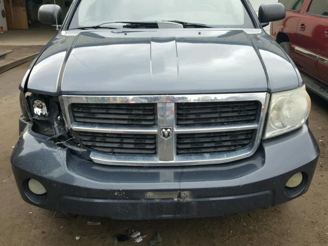 1D8HB48P07F564777 - 2007 DODGE DURANGO SL GRAY photo 9