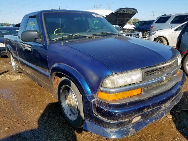 1GCCS19X738210226 - 2003 CHEVROLET S TRUCK S1 BLUE photo 1