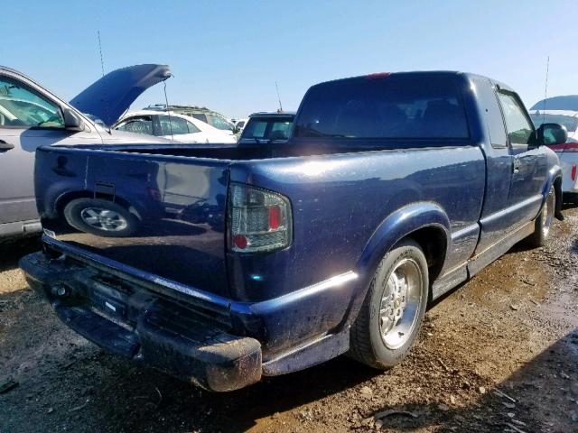 1GCCS19X738210226 - 2003 CHEVROLET S TRUCK S1 BLUE photo 4