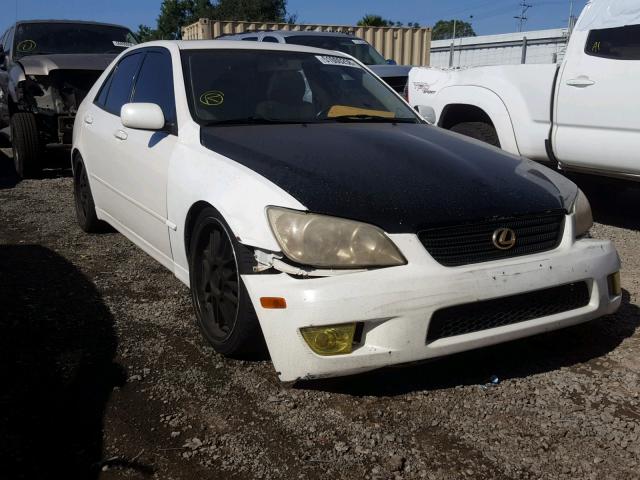 JTHBD182610007379 - 2001 LEXUS IS 300 WHITE photo 1