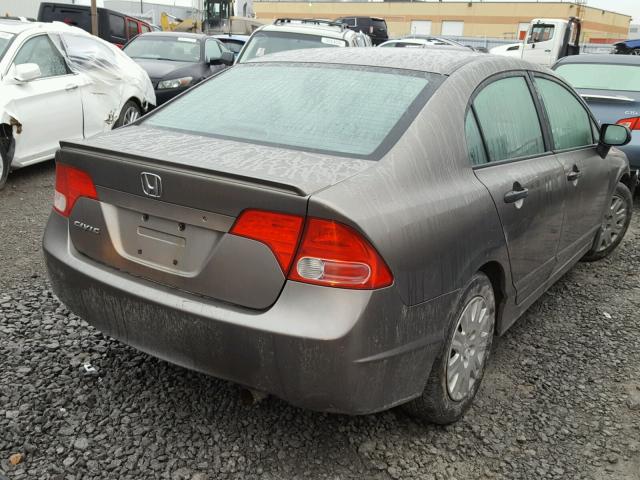 2HGFA16298H115145 - 2008 HONDA CIVIC DX TAN photo 4