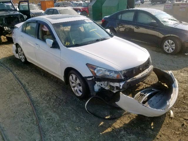 1HGCP26859A033182 - 2009 HONDA ACCORD EXL WHITE photo 1