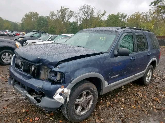 1FMZU73W72ZC09833 - 2002 FORD EXPLORER X BLUE photo 2