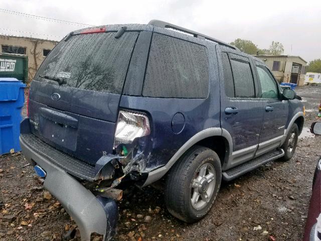 1FMZU73W72ZC09833 - 2002 FORD EXPLORER X BLUE photo 4