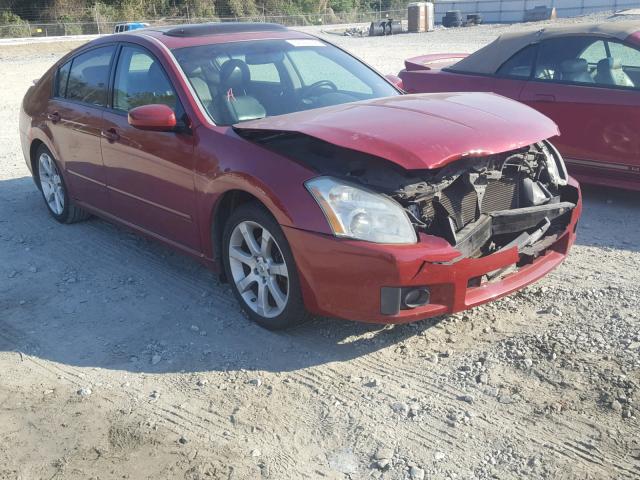 1N4BA41E67C862578 - 2007 NISSAN MAXIMA SE RED photo 1