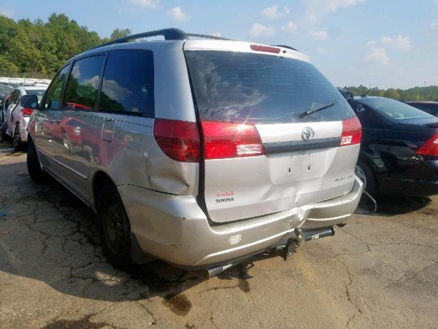 5TDZA23C85S348168 - 2005 TOYOTA SIENNA CE GOLD photo 3