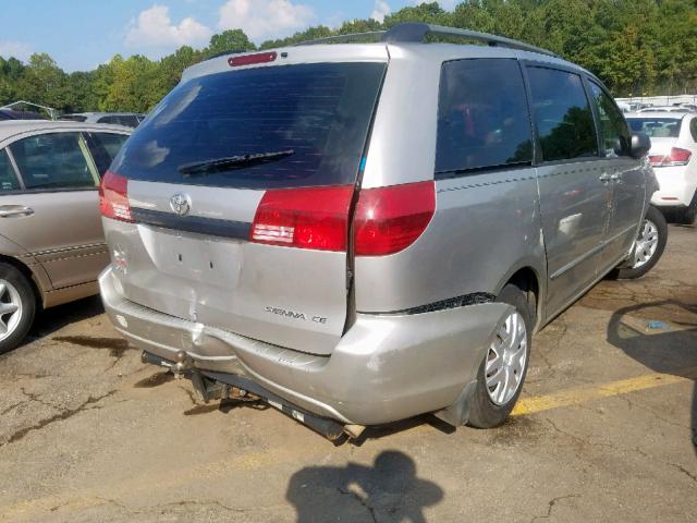 5TDZA23C85S348168 - 2005 TOYOTA SIENNA CE GOLD photo 4