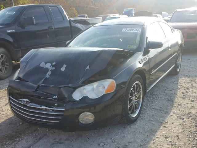 4C3AG52H84E059759 - 2004 CHRYSLER SEBRING LI BLACK photo 2