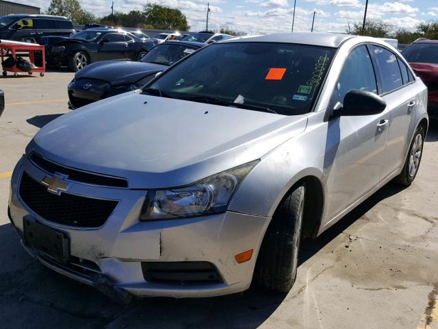 1G1PA5SH4D7124645 - 2013 CHEVROLET CRUZE LS SILVER photo 2