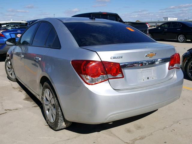 1G1PA5SH4D7124645 - 2013 CHEVROLET CRUZE LS SILVER photo 3