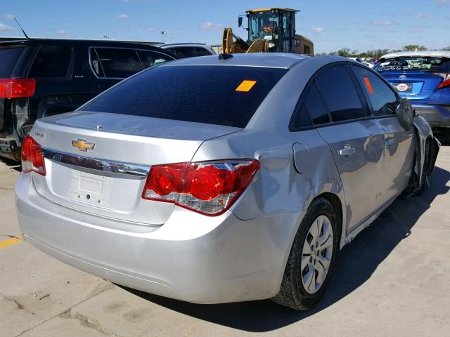 1G1PA5SH4D7124645 - 2013 CHEVROLET CRUZE LS SILVER photo 4