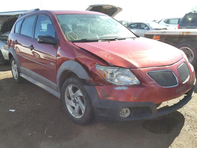 5Y2SL67877Z439281 - 2007 PONTIAC VIBE RED photo 1