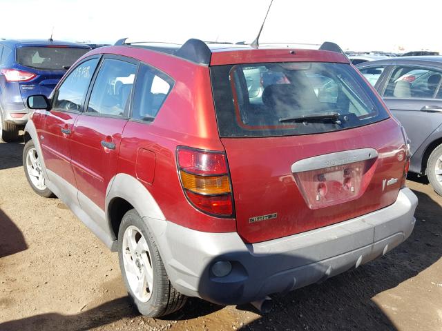 5Y2SL67877Z439281 - 2007 PONTIAC VIBE RED photo 3