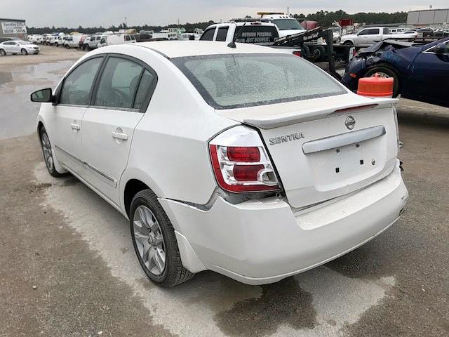 3N1AB6AP5CL658288 - 2012 NISSAN SENTRA 2.0 WHITE photo 3