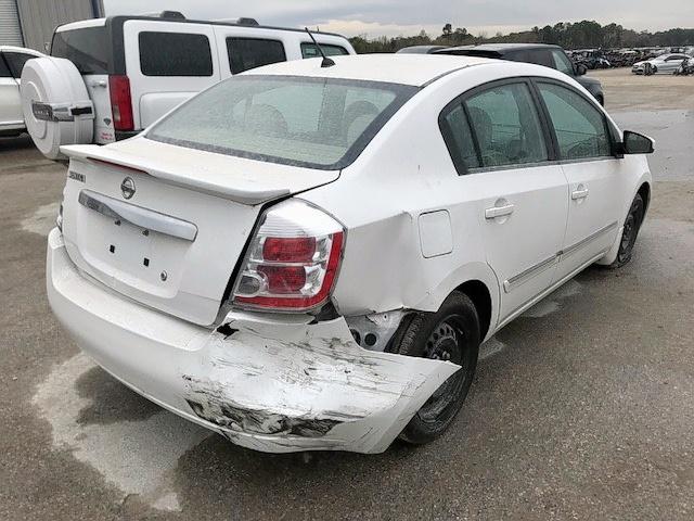 3N1AB6AP5CL658288 - 2012 NISSAN SENTRA 2.0 WHITE photo 4