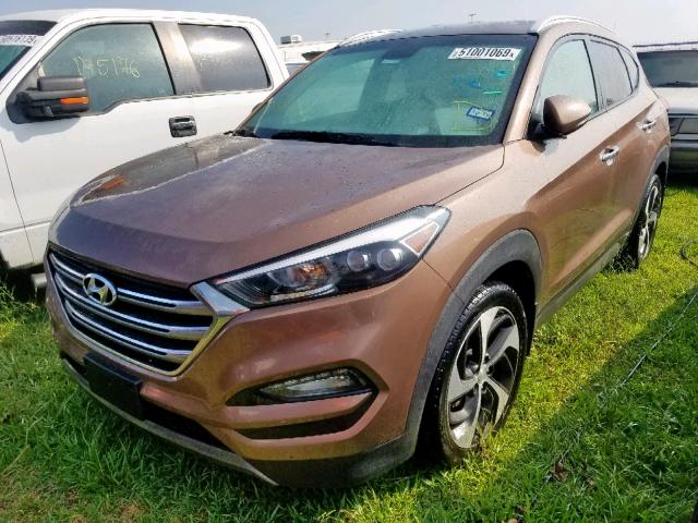 KM8J33A26GU035623 - 2016 HYUNDAI TUCSON LIM BROWN photo 2