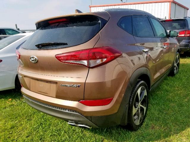 KM8J33A26GU035623 - 2016 HYUNDAI TUCSON LIM BROWN photo 4