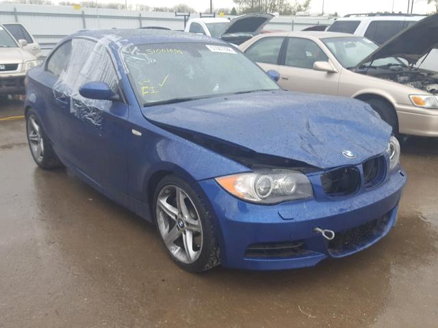 WBAUC73588VF24892 - 2008 BMW 135 I BLUE photo 1