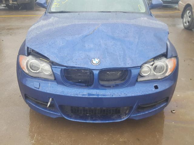 WBAUC73588VF24892 - 2008 BMW 135 I BLUE photo 9