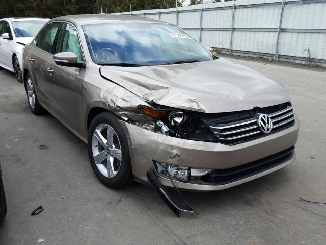 1VWAT7A33FC111188 - 2015 VOLKSWAGEN PASSAT S GRAY photo 1