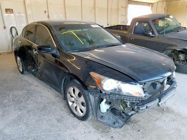 1HGCP36809A042717 - 2009 HONDA ACCORD EXL BLACK photo 1