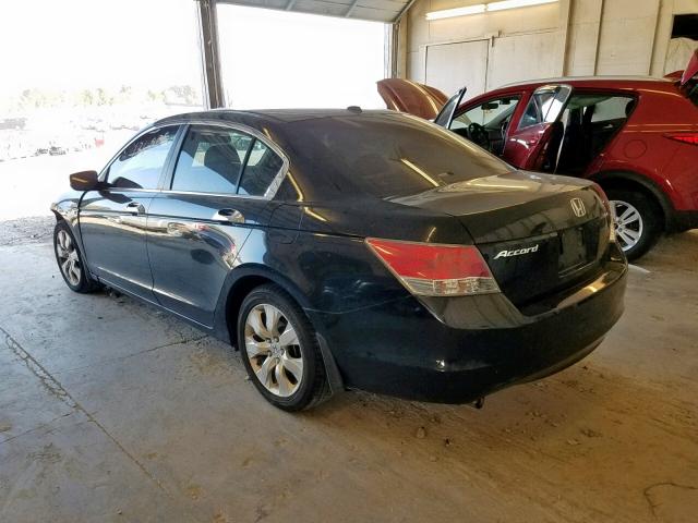 1HGCP36809A042717 - 2009 HONDA ACCORD EXL BLACK photo 3