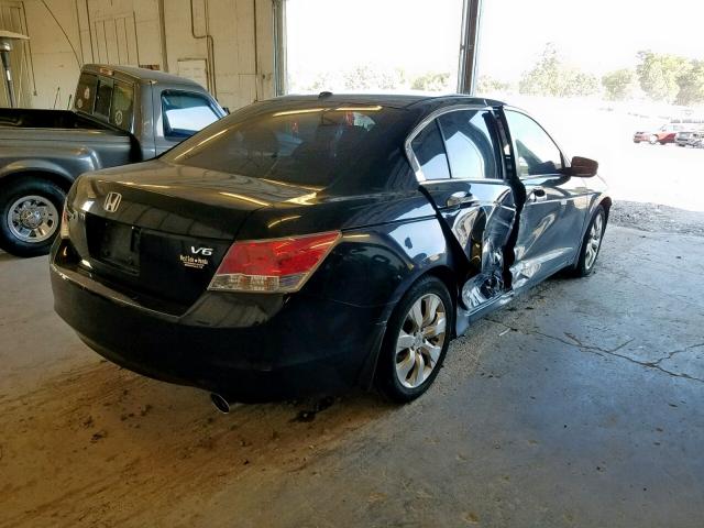 1HGCP36809A042717 - 2009 HONDA ACCORD EXL BLACK photo 4