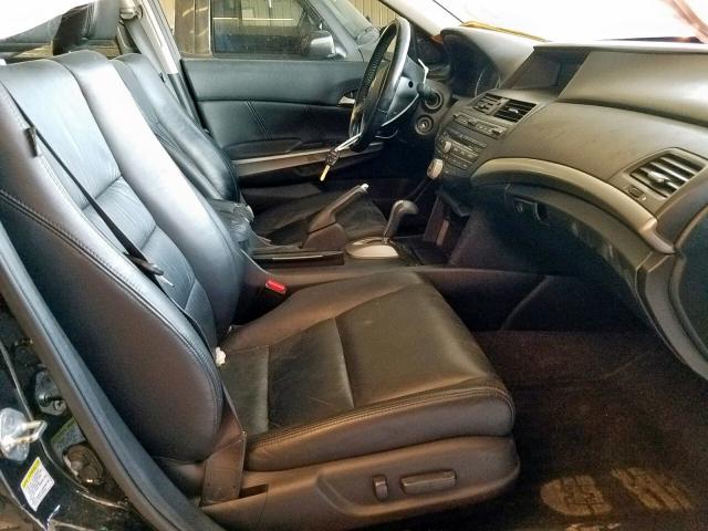 1HGCP36809A042717 - 2009 HONDA ACCORD EXL BLACK photo 5