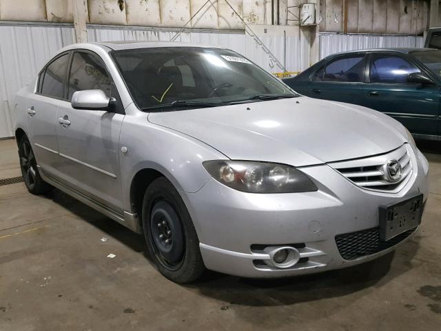 JM1BK123641148878 - 2004 MAZDA 3 S SILVER photo 1