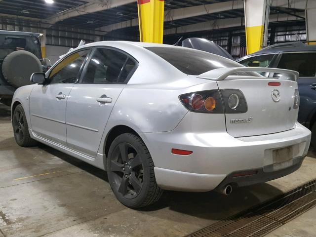 JM1BK123641148878 - 2004 MAZDA 3 S SILVER photo 3