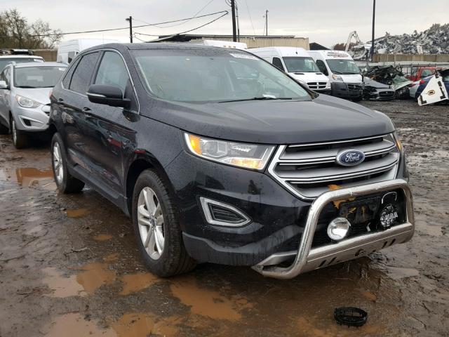 2FMPK4J87GBB46940 - 2016 FORD EDGE SEL BLACK photo 1