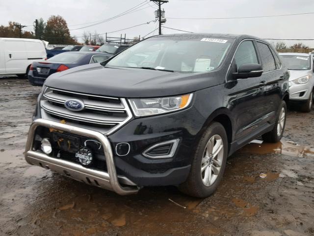 2FMPK4J87GBB46940 - 2016 FORD EDGE SEL BLACK photo 2