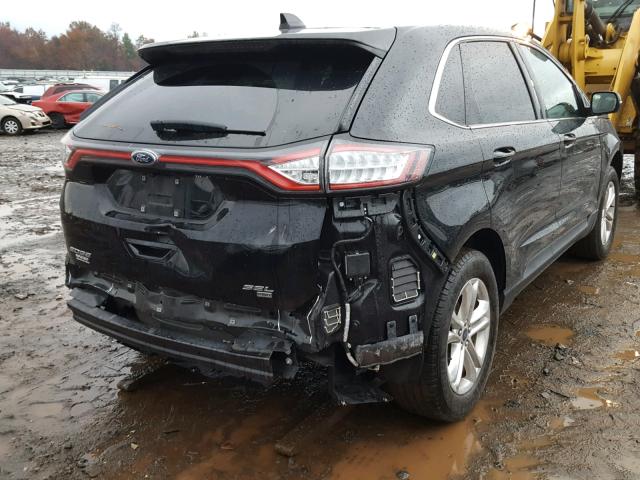 2FMPK4J87GBB46940 - 2016 FORD EDGE SEL BLACK photo 4