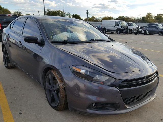 1C3CDFBB6FD187382 - 2015 DODGE DART SXT GRAY photo 1