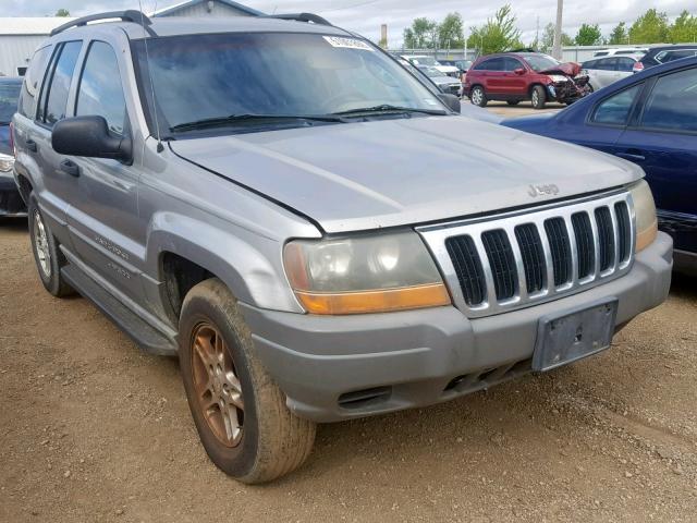 1J8GX48S92C148861 - 2002 JEEP GRAND CHER SILVER photo 1