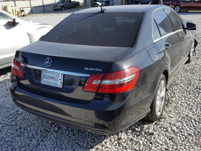 WDDHF2EB7BA299805 - 2011 MERCEDES-BENZ E 350 BLUE BLACK photo 4