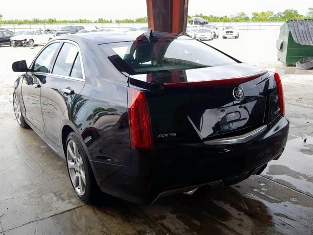 1G6AA5RX2E0109844 - 2014 CADILLAC ATS BLACK photo 3