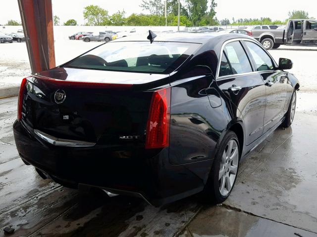 1G6AA5RX2E0109844 - 2014 CADILLAC ATS BLACK photo 4