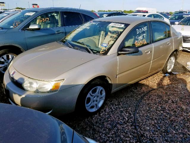 1G8AJ52F94Z133867 - 2004 SATURN ION LEVEL TAN photo 2