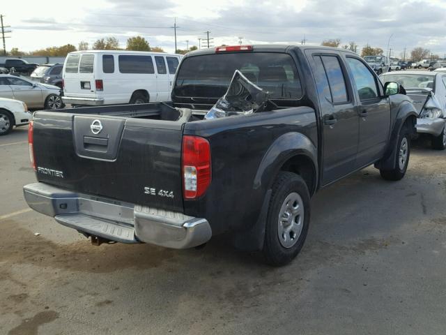 1N6AD07W87C429265 - 2007 NISSAN FRONTIER C BLACK photo 4