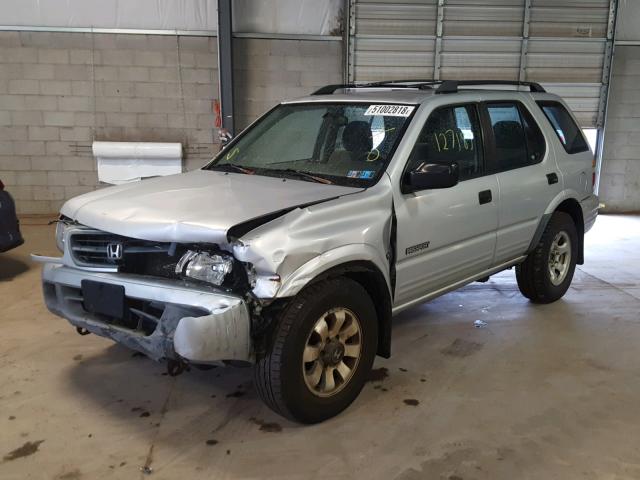 4S6DM58W6Y4411891 - 2000 HONDA PASSPORT E SILVER photo 2