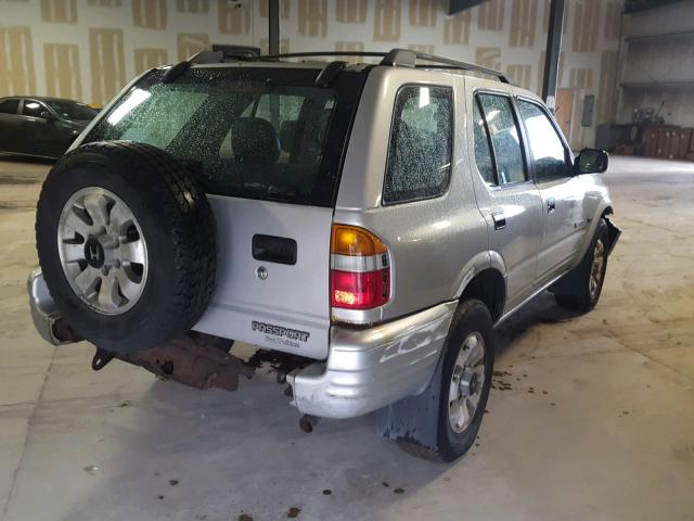 4S6DM58W6Y4411891 - 2000 HONDA PASSPORT E SILVER photo 4