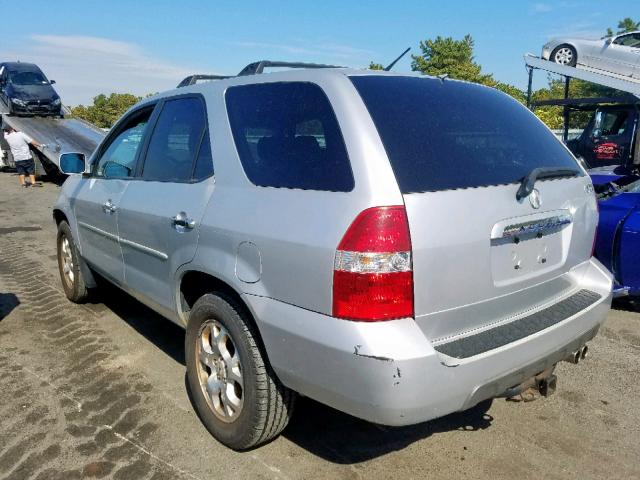 2HNYD18602H527776 - 2002 ACURA MDX TOURIN SILVER photo 3