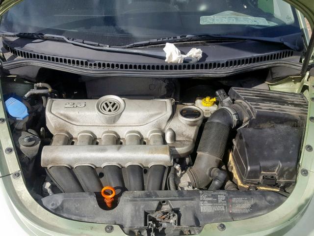 3VWPW31C28M515482 - 2008 VOLKSWAGEN NEW BEETLE მწვანე ფოტო 7