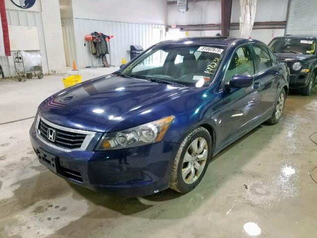 1HGCP26819A093461 - 2009 HONDA ACCORD EXL BLUE photo 2