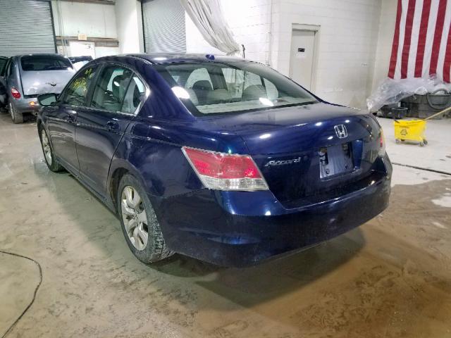 1HGCP26819A093461 - 2009 HONDA ACCORD EXL BLUE photo 3