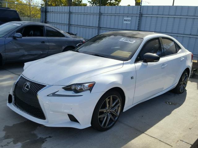 JTHBE1D28E5012479 - 2014 LEXUS IS 350 WHITE photo 2