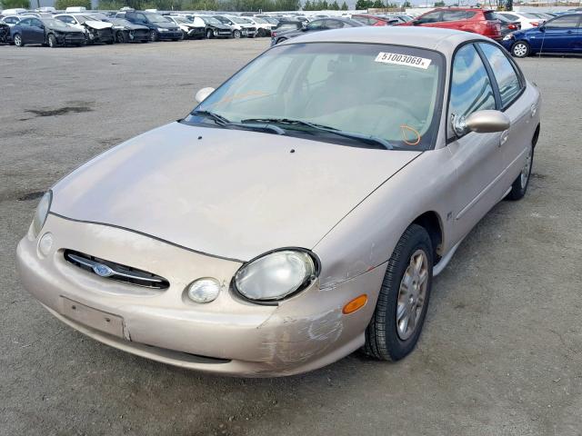 1FAFP52SXWG155999 - 1998 FORD TAURUS LX BEIGE photo 2