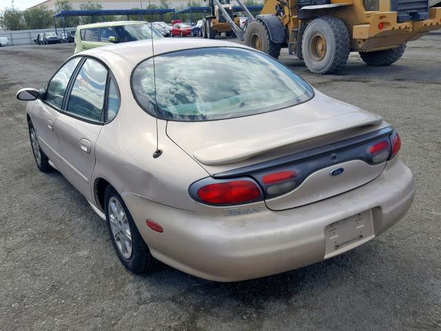 1FAFP52SXWG155999 - 1998 FORD TAURUS LX BEIGE photo 3